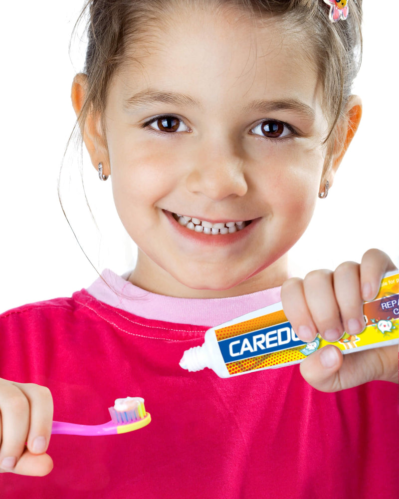 [Australia] - Kids Hydroxyapatite Toothpaste for Reversing Cavities, Fluoride-Free Home Cavity Repair, Safe Toddler & Baby Toothpaste for Enamel Repair, Tooth Decay Repair Remineralizing Treatment Fruity 2Tube 1.75 Ounce (Pack of 2) 