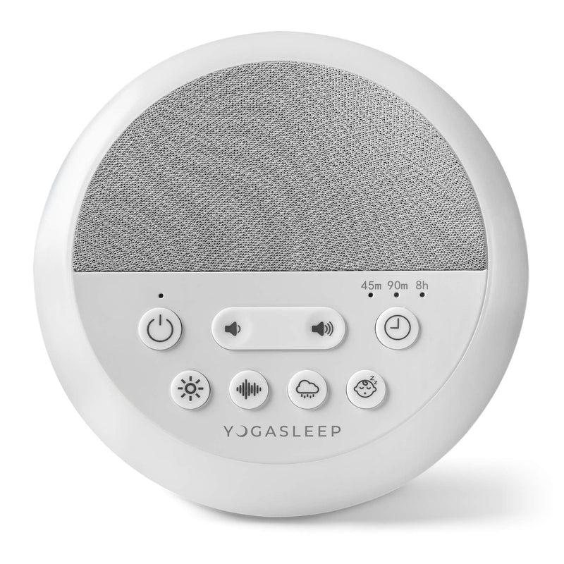 [Australia] - Yogasleep Nod White Noise Sound Machine, With Soft Night Light & Sleep Timer, 20 Sound Options Including Lullabies, Nature & Pink Noise, Sleep Aid For Baby & Adults, Noise Canceling For Office Privacy 