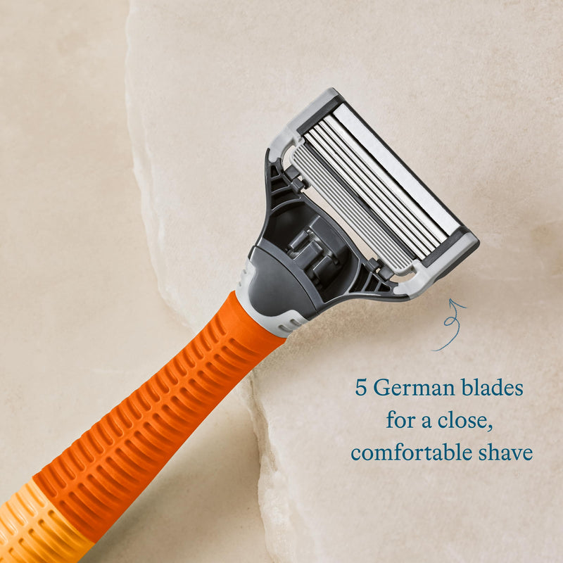 [Australia] - Harry's Shaving Razors for Men includes a Razor and 3 Razor Blade Refills (Ember) Ember Matte 