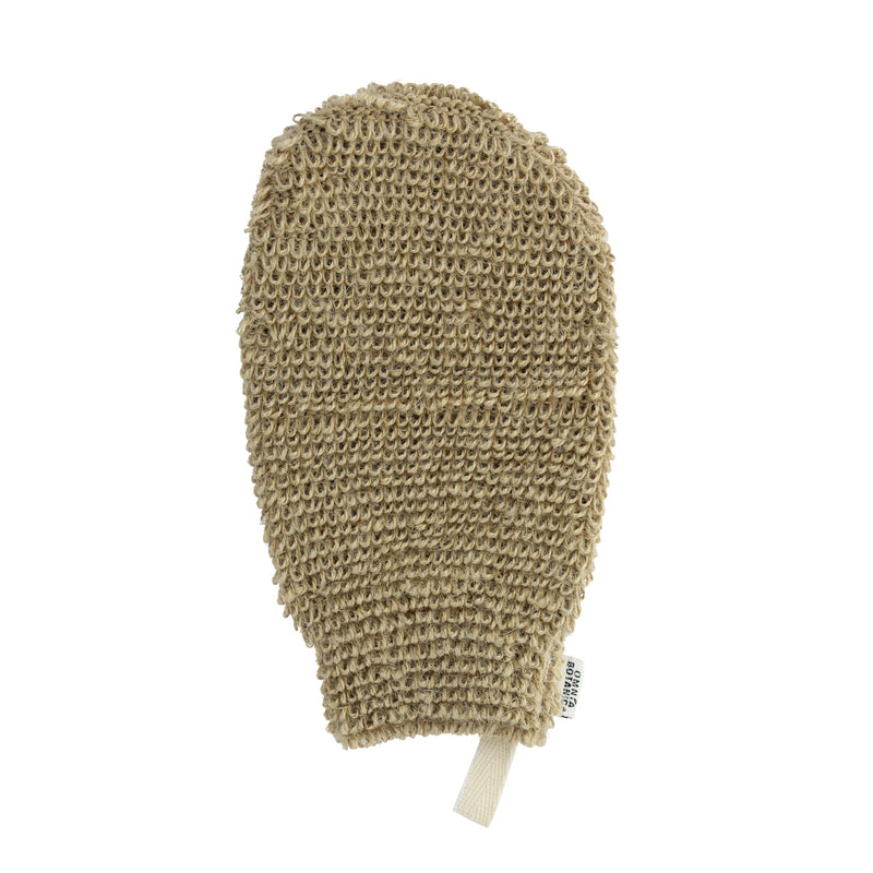 [Australia] - OMNIA BOTANICA - Jute peeling glove - Natural body peeling - Vegetable horsehair glove - Bath glove - Suitable for all skin types - Body massage - Spa - Intensive peeling 