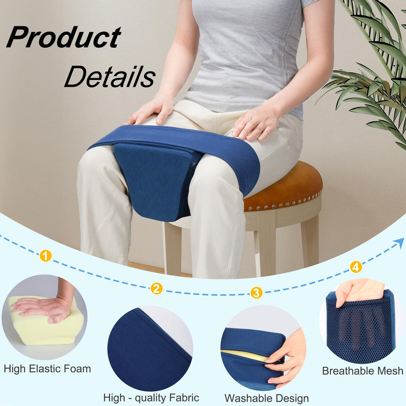 [Australia] - Hip Abduction Pillow with Gel Packs,Hip Surgery Pillow with Strap Replacement Pillows for Sciatica Pain Relief Spine Alignment Leg Pain 