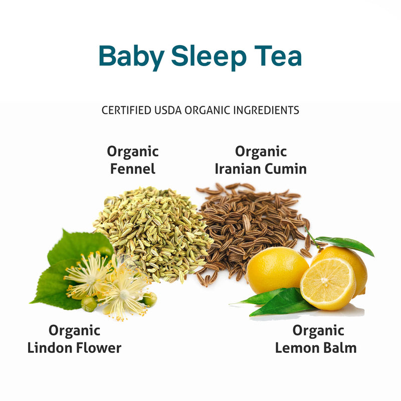 [Australia] - Secrets Of Tea Baby Sleep Tea- Organic Baby Comfort Tea - Gentle Soothing Herbal Blend for Infants - Caffeine-Free Natural Calm 20 Sachets (1Pack) 