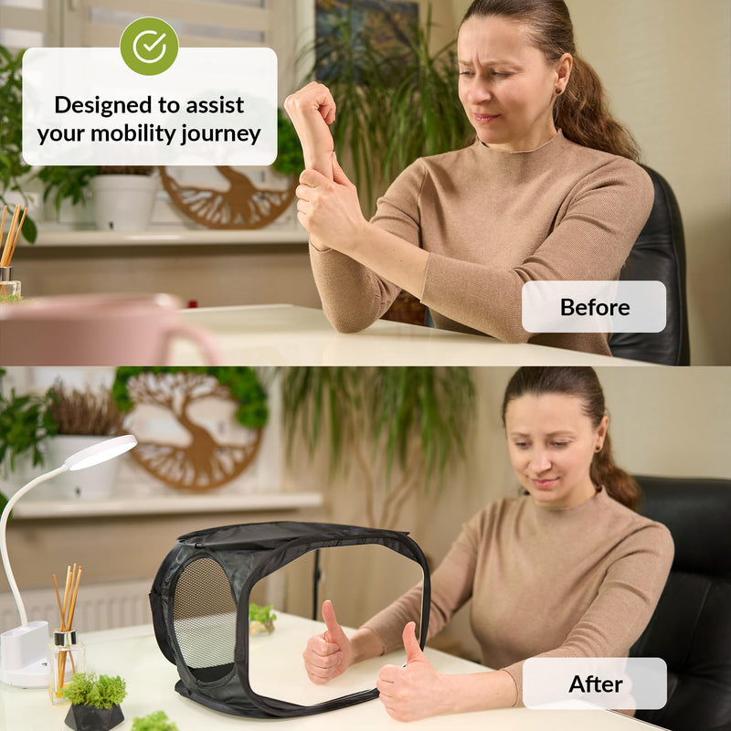 [Australia] - Mirror Therapy Box for Stroke Rehabilitation | Mirror Box Therapy for Stroke Recovery | Hand Recovery Aid | Hand Rehabilitation Equipment | for PLP, CRPS, Peripheral Nerve Injuries & More 