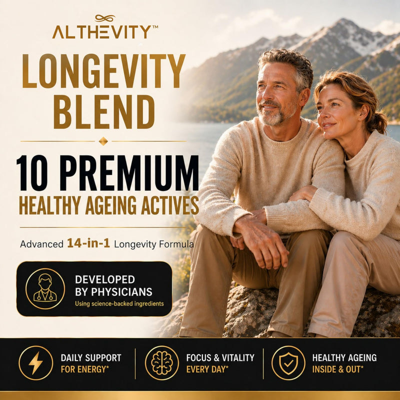 NAD+ Longevity Supplement – 14 in 1 Daily Healthy Ageing Formula with NR, Trans-Resveratrol & Quercetin – 2 Patented Ingredients – Cellular Energy Support – 60 Vegan Capsules