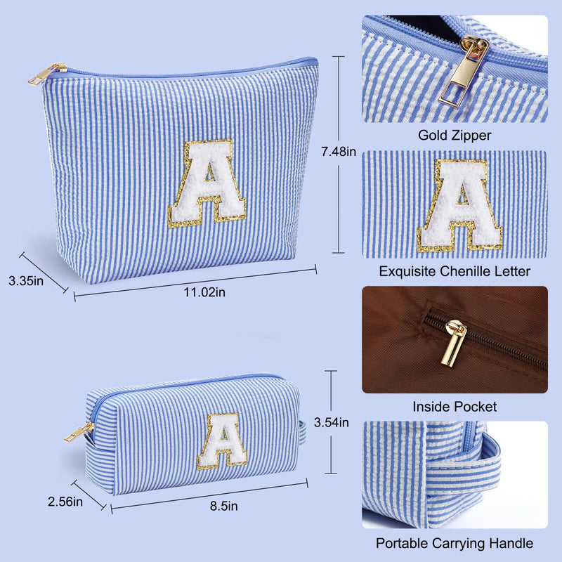 YOOLIFE Makeup Bag & Initial Crossbody Bag Belt Bag