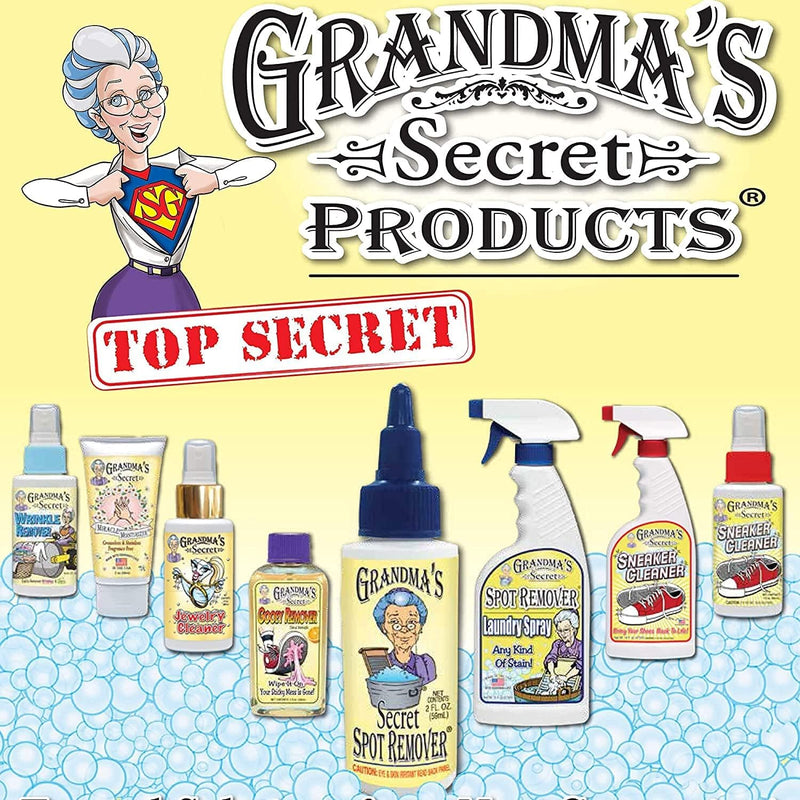[Australia] - Grandma's Secret Spot Remover - Chlorine, Bleach and Toxin-Free Stain Remover - Stain Remover for Clothes - Fabric Stain Remover Removes Oil, Paint, Blood and Pet Stains – 2 Ounce 