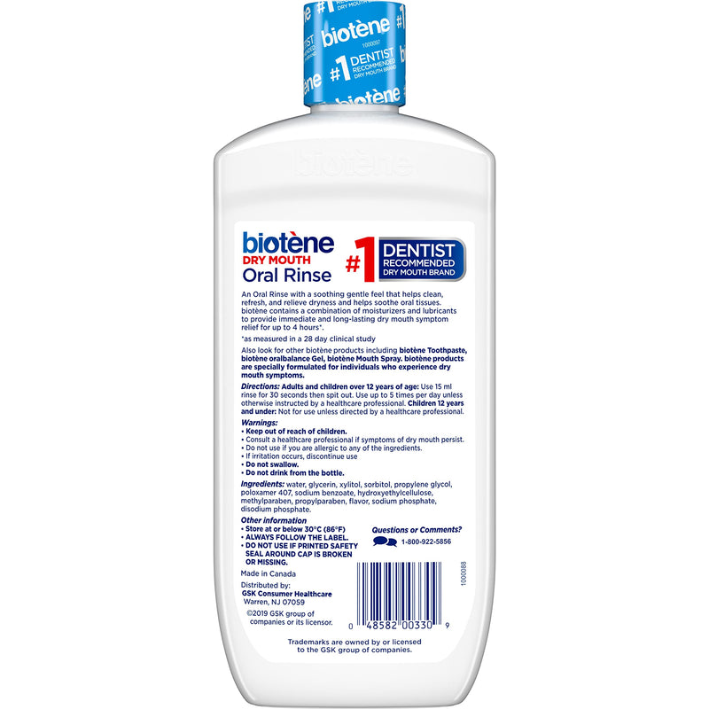 [Australia] - biot√®ne Oral Rinse Mouthwash for Dry Mouth, Breath Freshener and Dry Mouth Treatment, Fresh Mint, 16 fl oz 16 Fl Oz (Pack of 1) 