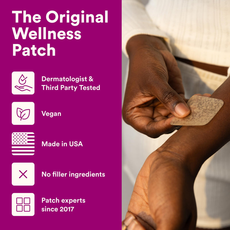 The Good Patch B12 Awake Energy Patch (24 Total Patches) | Caffeine, Vitamin B12 and Green Tea Patch for Focus, Productivity, Work, Studying, Travel and Daily Energy 24 Patches