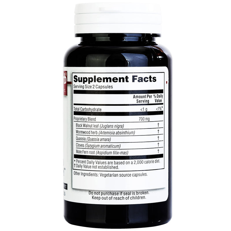 [Australia] - Kroeger Herb Wormwood Combination - 700mg - Vegetarian Capsules - 100 Caps | Pack of (2) | Our powerful combination includes Wormwood, Black Walnut Leaves, Quassia, Cloves, and Male Fern 50 Count (Pack of 2) 