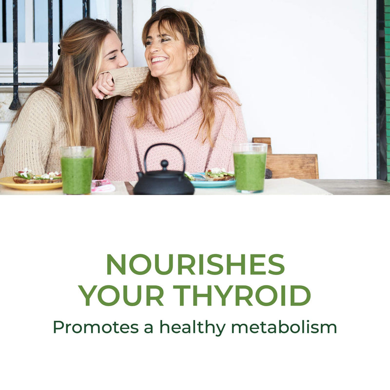 [Australia] - MegaFood Thyroid Strength - Mineral Supplement - Thyroid Support for Women with Ashwagandha, Zinc, Selenium, Copper, Iodine & L-Tyrosine & Herb Blend - Vegetarian - 90 Tabs (45 Servings) 90 Count (Pack of 1) 