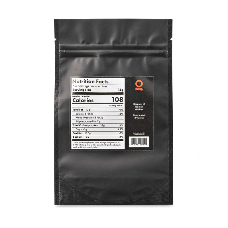 [Australia] - ONGROK All Natural Sunflower Lecithin Powder, Vegan, Non-GMO Lecithin Powder for Edibles, includes 15g Scoop, Magical Binding Agent (100g /3.52oz) 