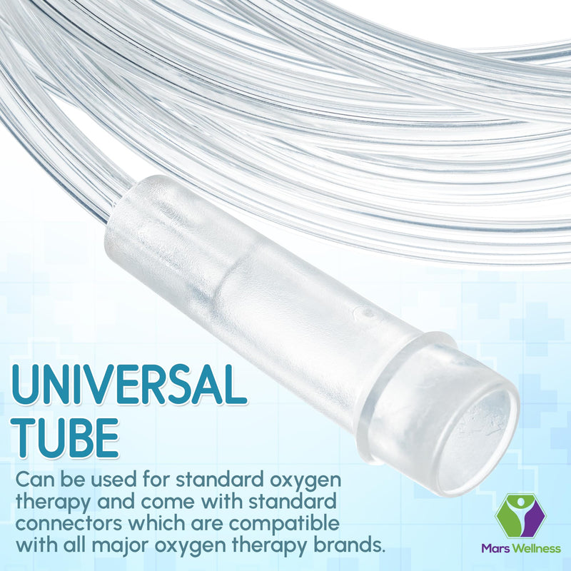 [Australia] - Mars Wellness Oxygen Tubing - Premium Clear Crush Resistant Oxygen Tubes - 25 Foot - 3 Tubes 25 Foot (Pack of 3) 