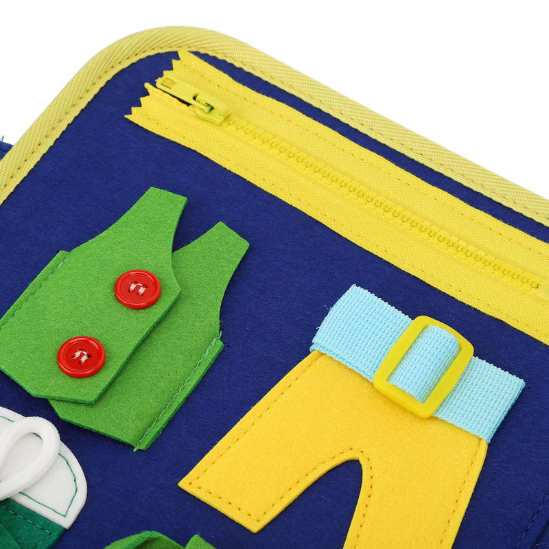 [Australia] - Dementia Fidget Blanket, Dementia Activities for Seniors, Alzheimer's Products Busy Blanket, Fidget Toy Sensory Blanket for Autism, Alzheimer's and Dementia, Anxiety Relief 