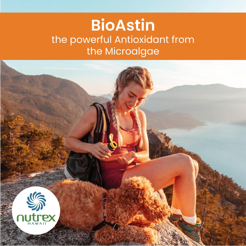 Nutrex Hawaii BioAstin Astaxanthin 4 mg Softgels – Natural Astaxanthin Formula with Vitamin E, 120 softgels, one Capsule Every Day
