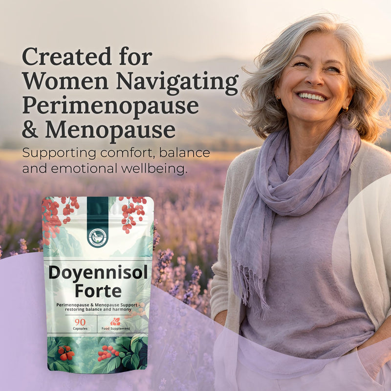 GB NUTRACEUTICAL Perimenopause & Menopause Supplements |14 Natural Ingredients for Hot Flushes, Night Sweats, Sleeplessness |All-in-One Complex with Sage, Red Clover, Maca| Vegan Friendly |90 Capsules