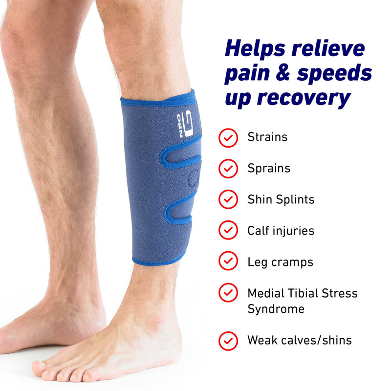 [Australia] - Neo-G Calf Brace for Shin Splints, Lower Leg Pain Relief - Calf Brace for Torn Calf Muscle, Running, Sports, Recovery - Adjustable Calf Support - Class 1 Medical Device 