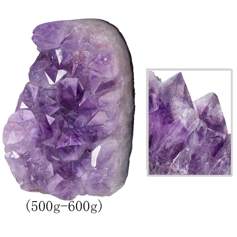 SUNYIK 1.3 LB Natural Raw Amethyst Crystal Cluster Geode Home Decor | Self Standing Rough Amethyst Crystal Geode, Natural Mineral Specimen, Reiki Healing Chakra Meditation, Crystal Collection 1.1-1.32 lb (self-stand)