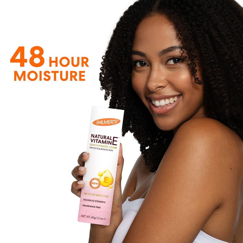 Palmer's Concentrated Hand & Body Cream with Vitamin E (2.1 Ounce) | Protects & Renews Dry, Damaged Skin with Highly Concentrated Vitamin E For Healthier, Younger-Looking Skin, 48hr Moisture 2.1 Ounce (Pack of 1)