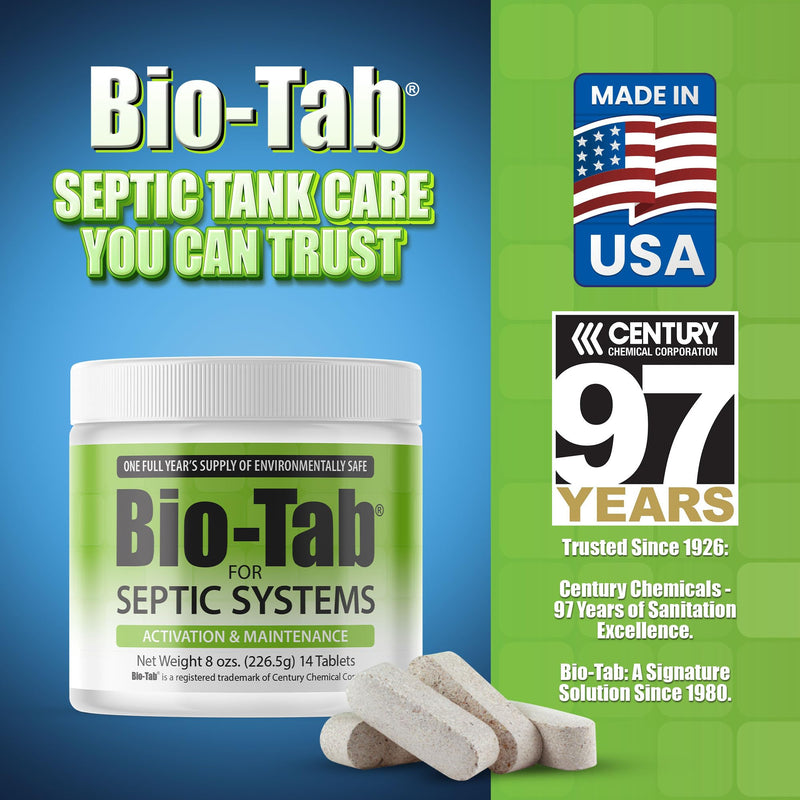 [Australia] - for Septic Systems 8 oz (226.5g) 14 Tablets 