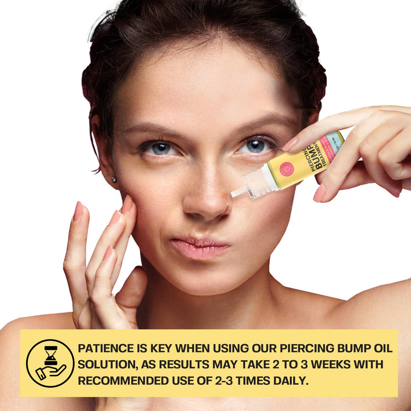 [Australia] - BASE LABORATORIES Piercing Keloid Bumps Shrinking Duo | Piercing Bump Treatment (.5oz) + Keloid Bump Removal Gel (2oz) | Keloid Scar Removal for all Scars, Keloids & Piercing Bumps 