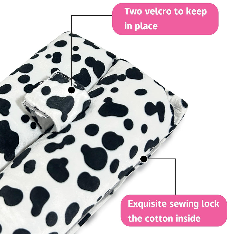 [Australia] - Mastectomy Pillow Hysterectomy Pillows C Section Recovery Must Haves Essentials Products Seat Belt Cushion Post Surgery Gifts for Women Breast Pillow Cushion with Insert Ice Pockets Cow 