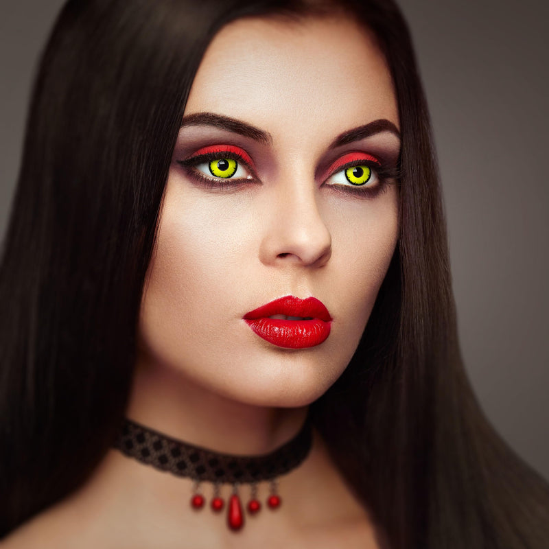 [Australia] - aricona contact lenses colored lenses - yellow contact lenses - Halloween contact lenses colored without strength Vampire Fever 