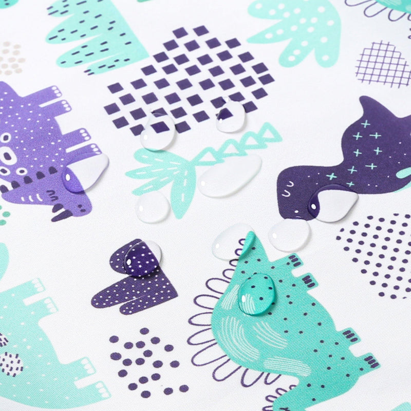 [Australia] - Sleeved Bib,5 Pack,Waterproof Shirt Bibs for Baby 3-24 Months Wipe Clean Dino/Lion/Trucks/Pirate/Forest 
