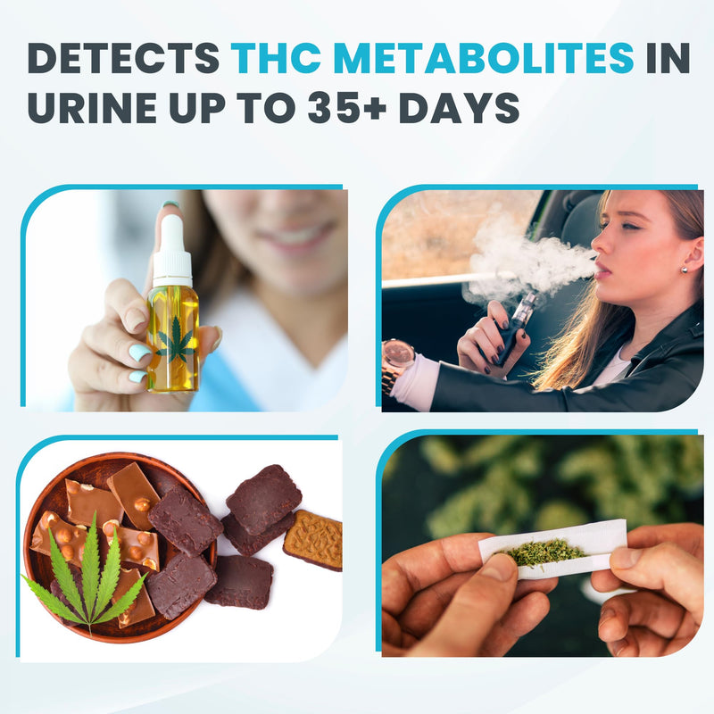 [Australia] - Exploro Highly Sensitive Marijuana Drug Test Kit, THC Drug Test Urine for Marijuana/Weed, Easy Home Drug Test Marijuana, THC Tests for Home for 50 ng/ml, THC Test Strips (Pack of 50) 50 Count (Pack of 1) 