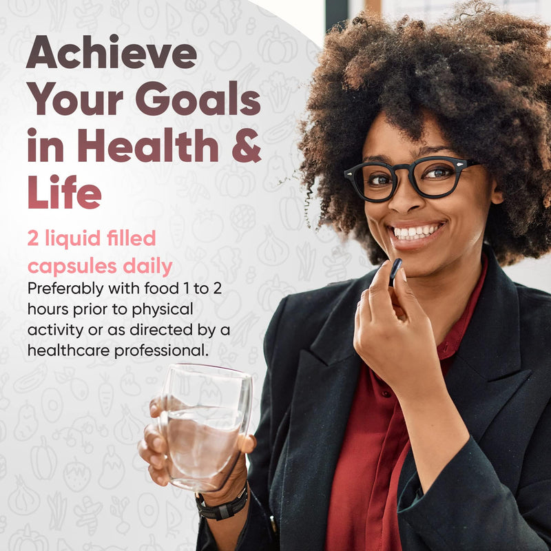 Bariatric Multivitamin with Iron 45mg, 120 Liquid Caps | Easy-swallow post-surgery multivitamin with B12, B6 & 42 superfoods for daily nutrition after weight loss surgery. 60 Count (Pack of 1)