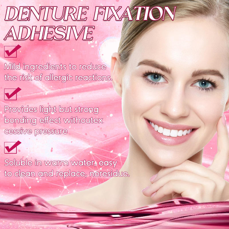 [Australia] - Denture Adhesive Gel Thermoplastic Denture Adhesive Denture Glue Denture Adhesive Adhesive Cream for Dentures Thermoplastic Denture Adhesive (Pack of 1) 