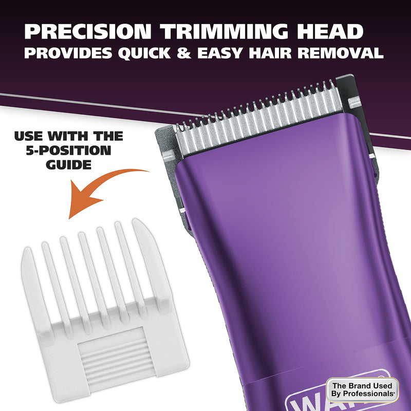 [Australia] - Wahl Pure Confidence Rechargeable Electric Trimmer, Shaver, & Detailer for Smooth Shaving & Trimming of The Face, Underarm, Eyebrows, & Bikini Areas – Model 9865-100 