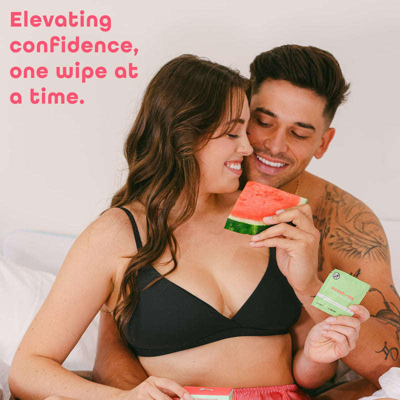 [Australia] - Feminine Wipes For Women, Individually Wrapped - pH Balanced Flavored Intimate Wipes - Pack of 10 (Watermelon) Watermelon 1 Count (Pack of 10) 