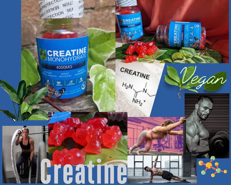 Creatine Monohydrate, 4000 MG, 60 Vegan Gummies