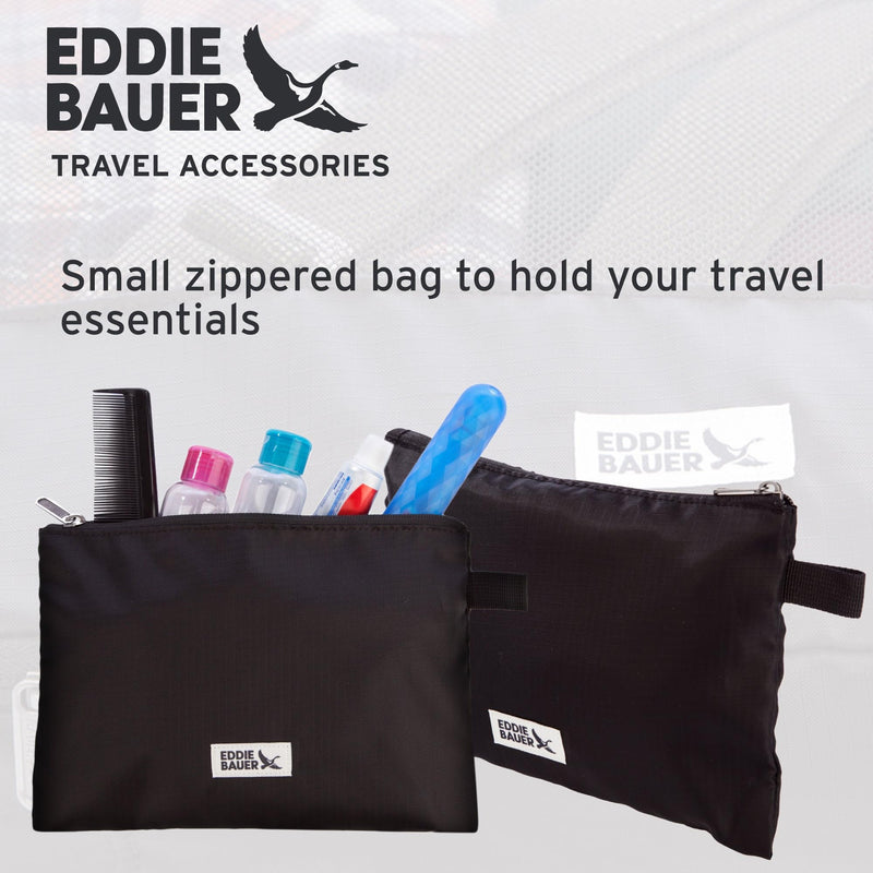 Eddie Bauer 5 Set Packing Organizer Cubes for Suitcases, Travel Essentials for Carry on, Lugagge Oganizer Bags Set Accessories, Black One Size
