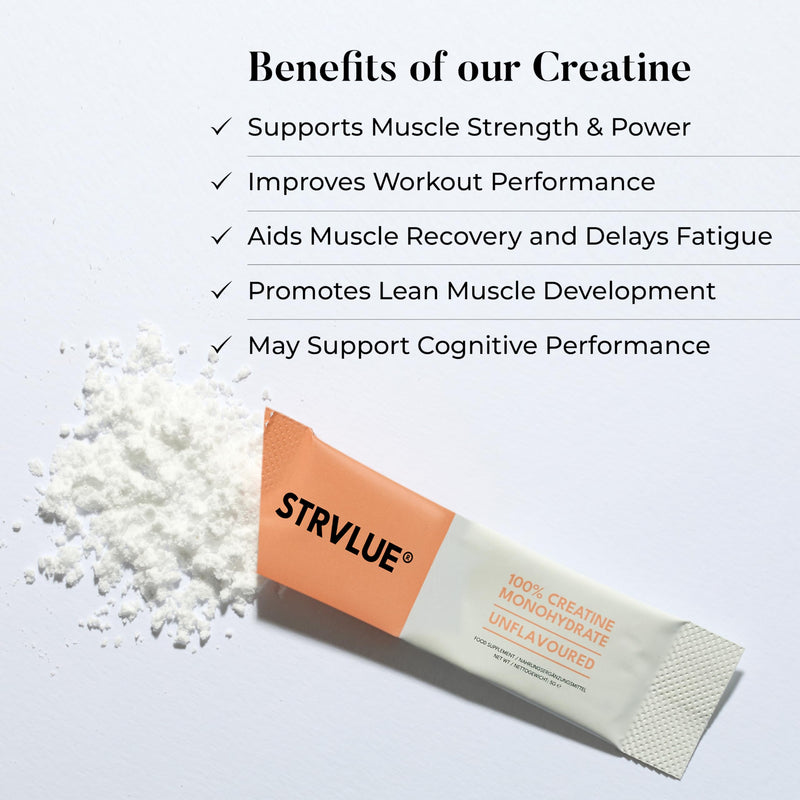 100% Pure Lab Tested Creatine Monohydrate Powder | 30x5g Travel Sachets | Ultra‑Fine Micronised | Unflavoured | Supports Muscle Growth, Strength, Recovery & Performance, Cognition | for Men & Women One Size