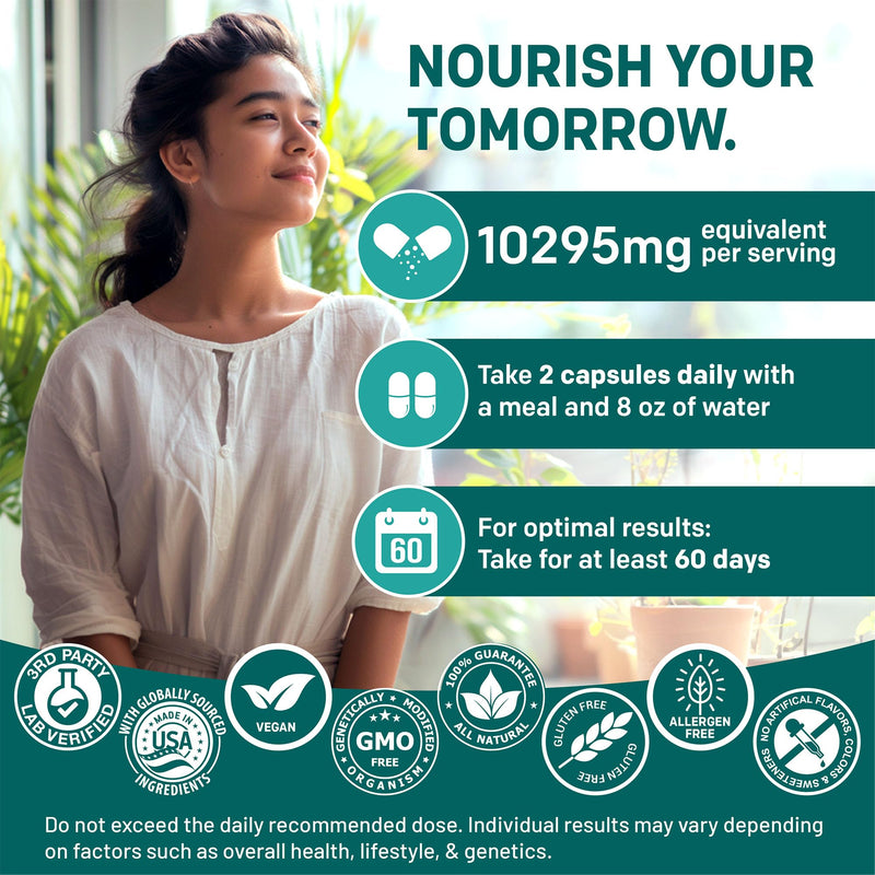 [Australia] - 5-in-1 Cortisol Supplement for Women and Men with Ashwagandha for Calmness, Focus, and Adrenal Support Supplements with Shilajit Extract, Magnesium Glycinate, Probiotics (120 ct) (Pack of 1) 120 Count (Pack of 1) 