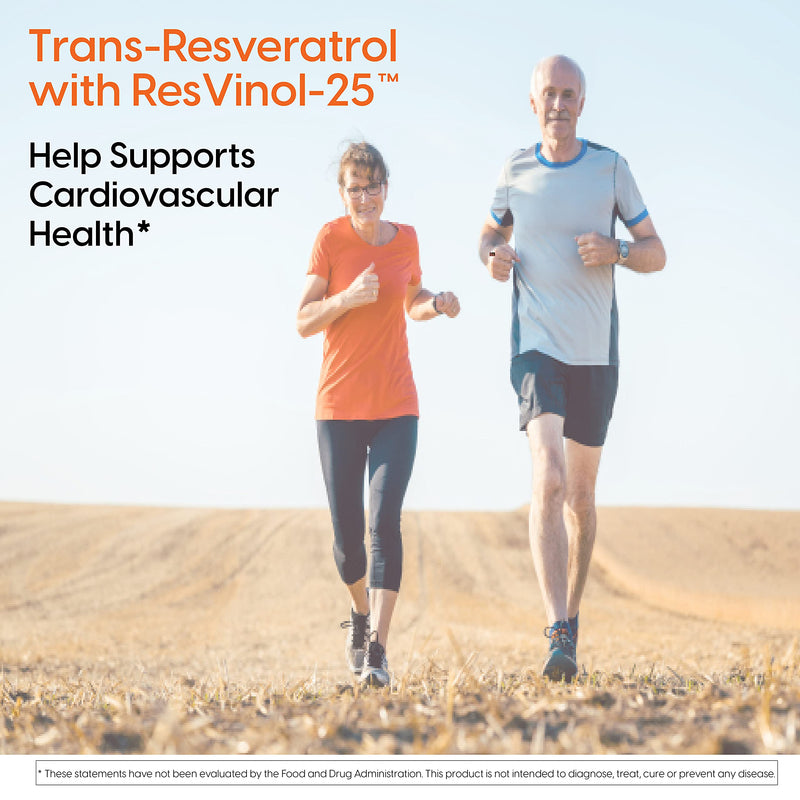[Australia] - Doctor's Best, Trans-Resveratrol with Resvinol, non-gmo, vegan, Gluten Free, Soy Free, 100 mg, 60 Veggie Caps (DRB-00171) 