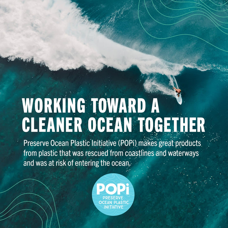 [Australia] - Preserve POPi Shave 5 Razor System Made with Recycled Ocean Plastic and 5-blade cartridge, Coral Pink, 1 Count Recycled Ocean Plastic: Coral Pink 