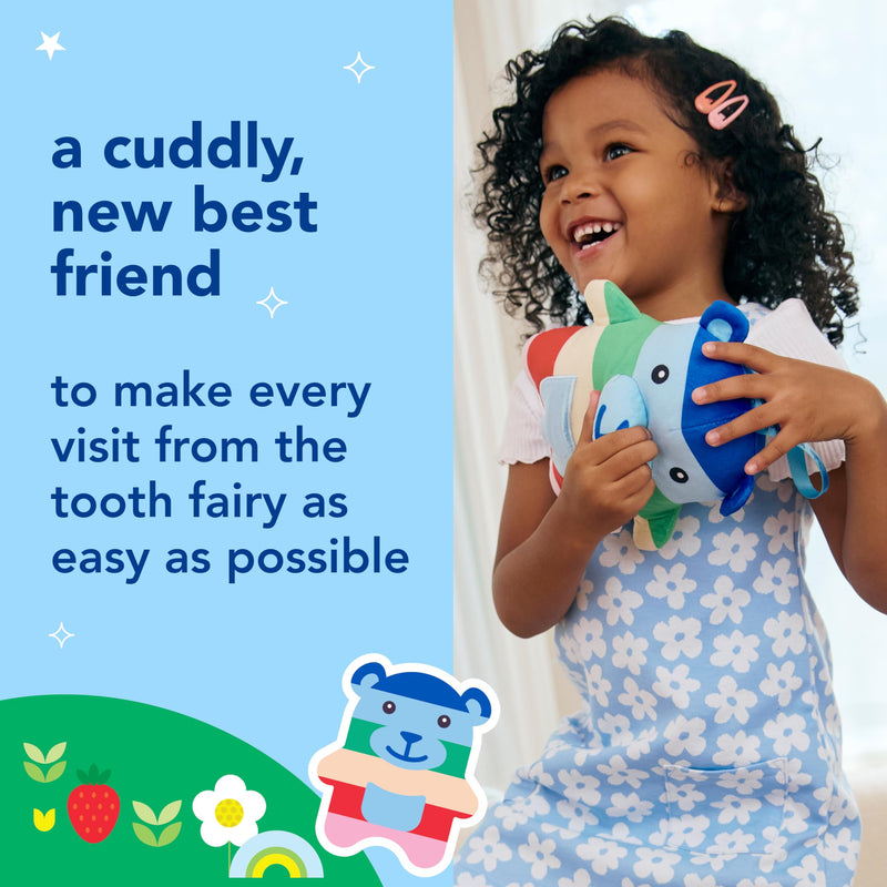 [Australia] - hello Tooth Fairy Kit with Tooth Fairy Door Hanger and Teddy Bear, Includes Full Size Fluoride Kids Strawberry Toothpaste and Kids Toothbrush, for Children Ages 3 and Up 0.84 Ounce (Pack of 5) 