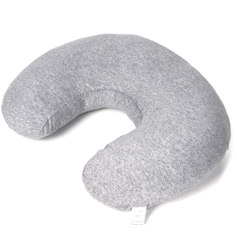 [Australia] - Pro Goleem Nursing Pillow Cover 100% Jersey Cotton 2 Pack Soft Feeding Pillow Slipcover for Breastfeeding Moms Fits Standard Infant Nursing Pillow or Positioner Grey for Boys and Girls 