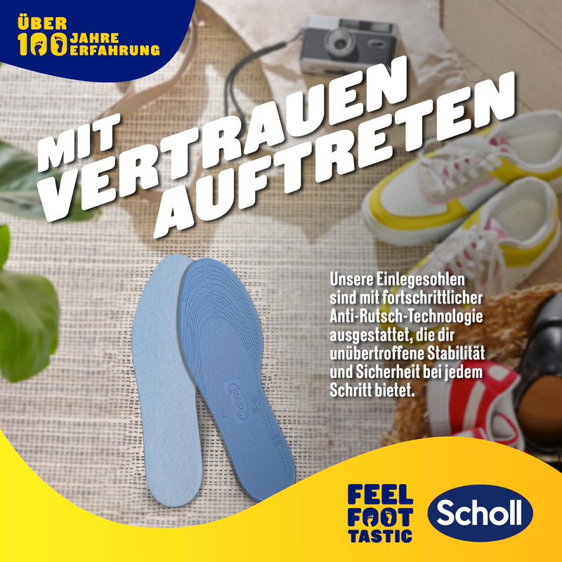 [Australia] - Scholl shock absorbing insoles, extra thin, 1 pair 
