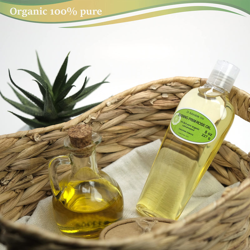 [Australia] - Dr Adorable - 8 oz - Evening Primrose Oil - 100% Pure Natural Organic Cold Pressed 8 Fl Oz (Pack of 1) 