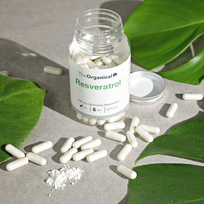 [Australia] - TheOrganical Trans Resveratrol Capsules | 100 capsules with 500 mg premium resveratrol | Made in Hamburg 