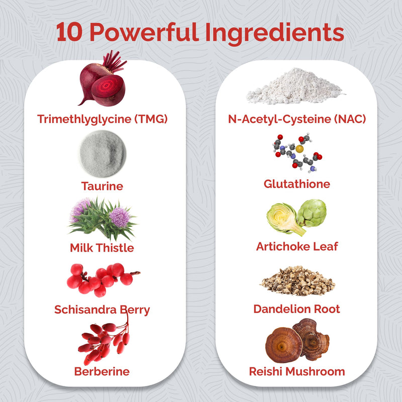 [Australia] - Ultra Liver Supplement for Liver Support and Gallbladder Support - Powered by TMG, NAC Milk Thistle, and More - Liver Cleanse Detox & Repair - 60 Capsules 60 Count (Pack of 1) 