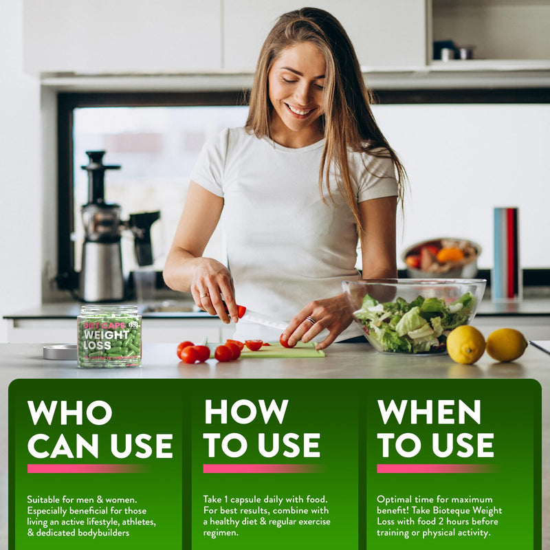 [Australia] - Weight Loss Diet Capsules, Natural Appetite Suppressant, Day & Night Fat Burner for Women & Men with Apple Cider, Green Coffee Bean Extract, Metabolism Booster Supplement - 60 Pills 