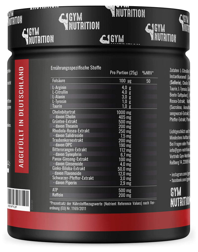 [Australia] - FATALITY - Ultra Hardcore Booster Pre Workout - Powder - 2023 USA Matrix - Pre Workout Booster Gym - ATP + L-Arginine + Citrulline + Beta Alanine + Caffeine 450g Cola Cherry Flavor - Fitness Booster FATALITY - Cola CHERRY 