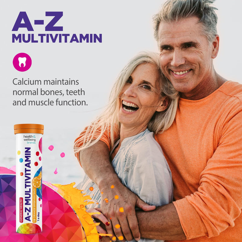 A-Z Multivitamin Orange Flavour Effervescent Tablets - High Strength Tablets for a Healthy Immune System 4