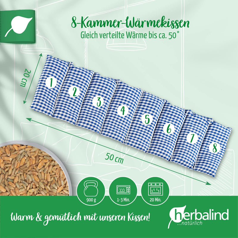 [Australia] - Herbalind 4020 8-chamber grain pillow 