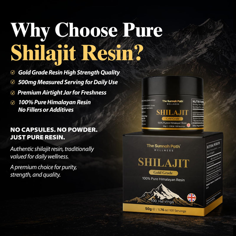 Himalayan Shilajit Resin 50g | Soft Purified Gold Grade | 85% Fulvic Acid & 85+ Trace Minerals | 100 Servings | Vegan & Halal | Energy & Stamina Support