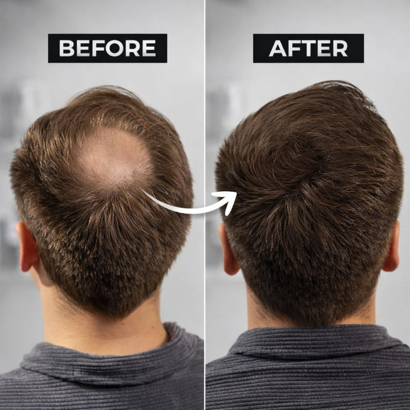 Hair Building Fibres 28g – Black – Instant Hair Thickening Fibers for Men, Natural-Looking, Conceals Thinning Hair & Bald Spots, Wind & Sweat Resistant, Easy Daily Use-by Powdify